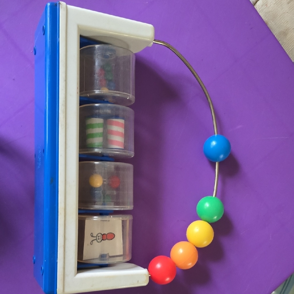 Blue and Green Learning Bead Toy
